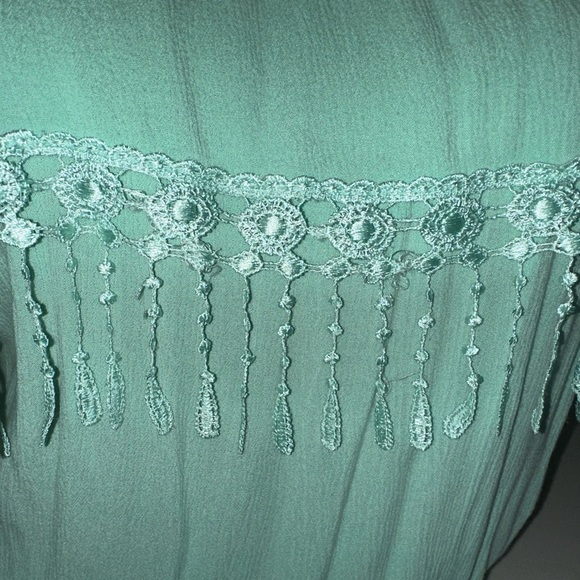 Ocean Drive mint green strapless top - Picture 2 of 11